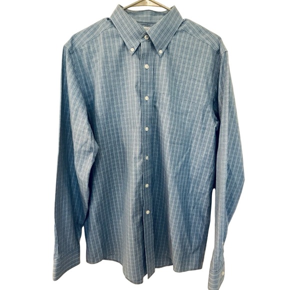 L.L. Bean Other - L.L.‎ Bean Men's Long-Sleeve Button-Down Shirt Sz 15.5 X 35 Traditional Fit Blue